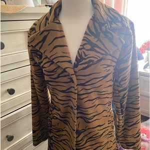 Formula X trench style long jacket size small